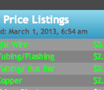 March 1st Copper Pricing- Rockaway, NJ