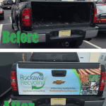 Before & After: New Tailgate Graphic & Winter Weather