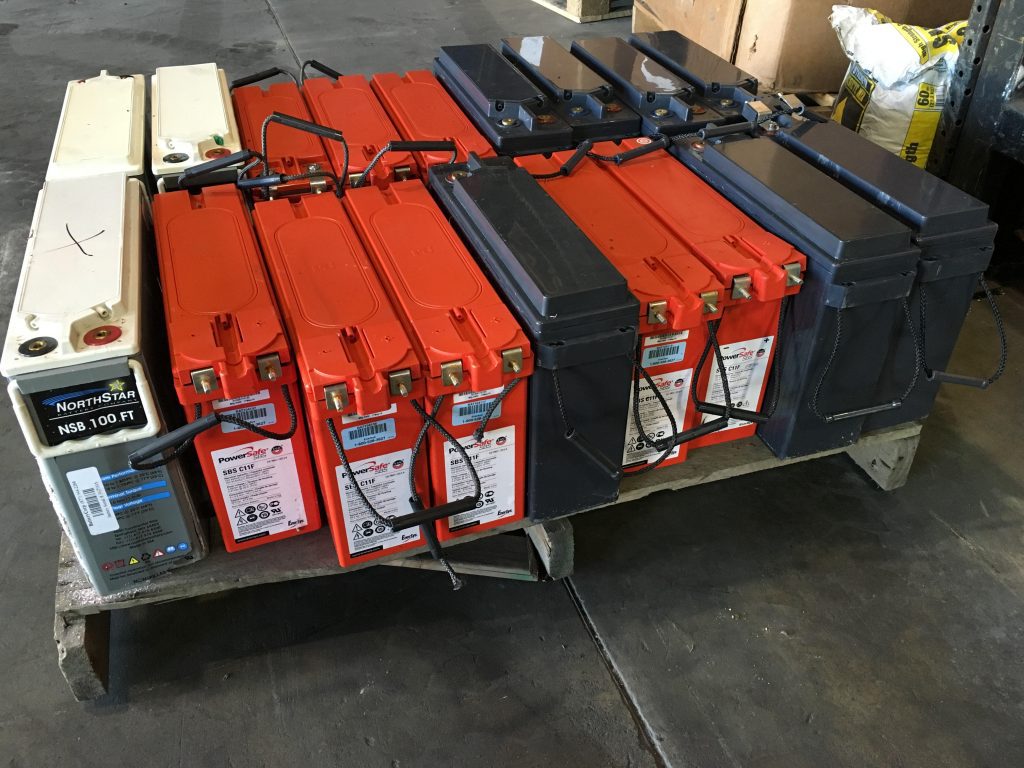 Photo of Cell Site Lead Batteries