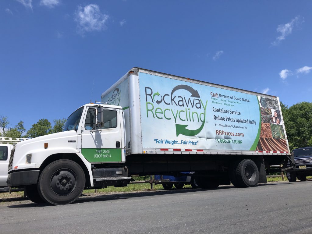 Box Truck Drop off for Rockaway Recycling